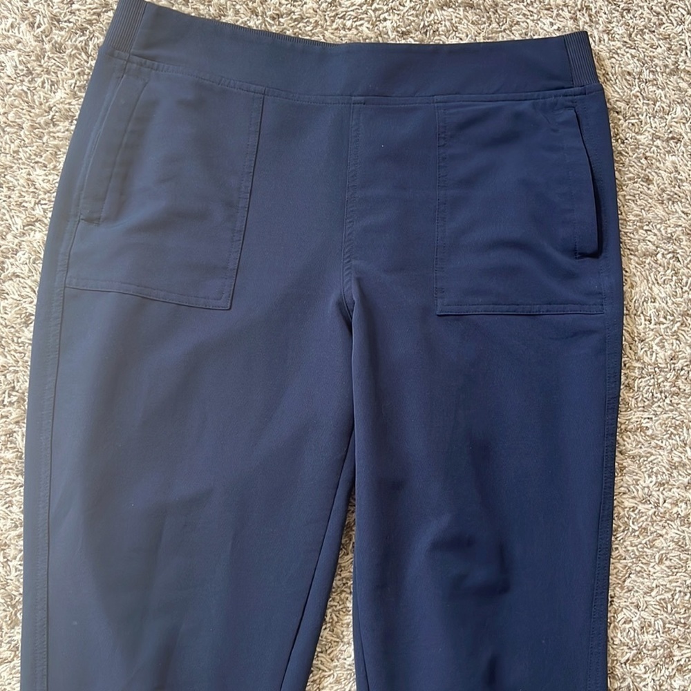 32 Degrees Cropped Ankle Pant Athletic Navy Blue size Large - Picture 11 of 14